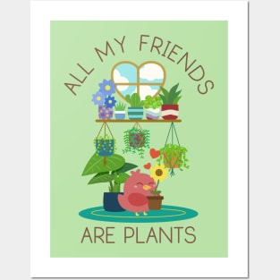 All My Friends are Plants Posters and Art